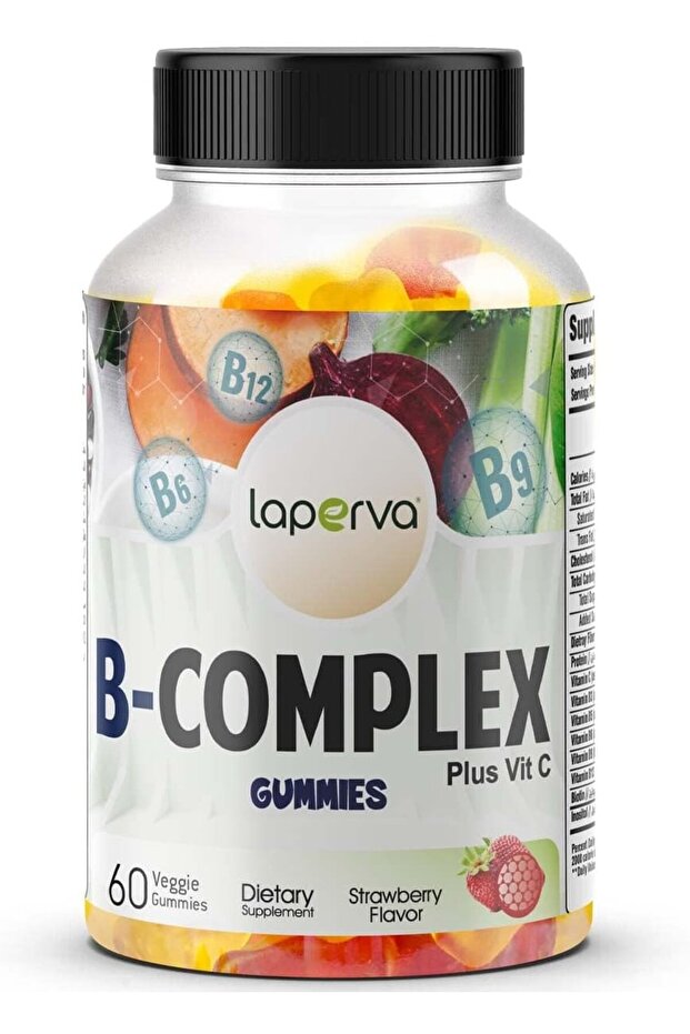 Vitamin B Complex Gummies, Strawberry, 60 Veggie Gummies