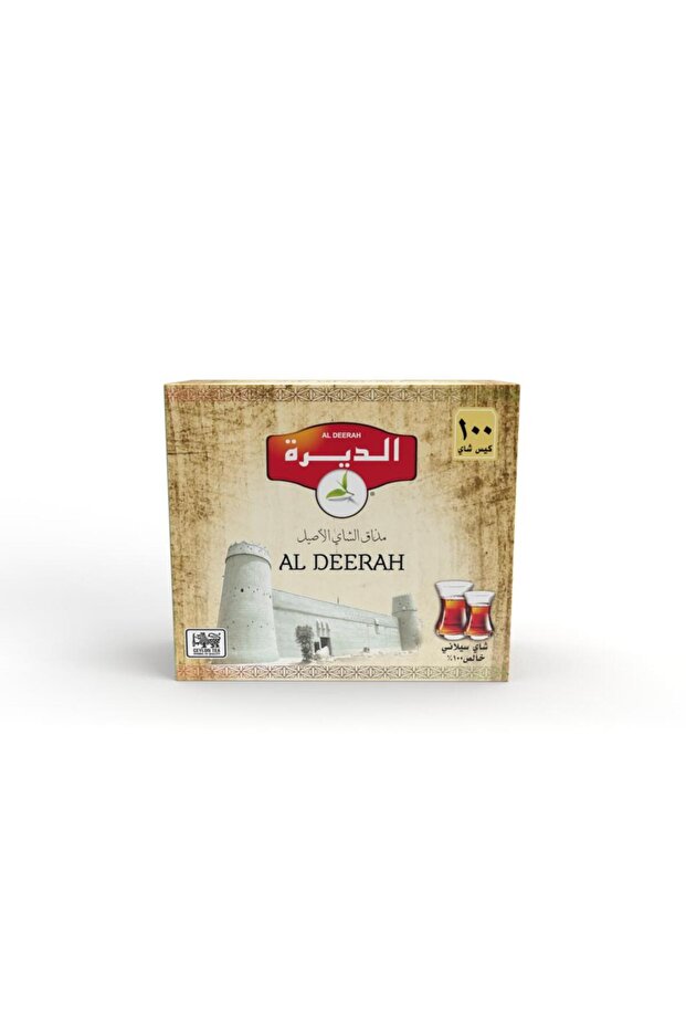 شاي الديرة اسود ظروف 100 كيس