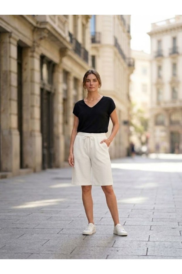 Women's Cotton Comfortable Cut Ribbed City Boy Shorts