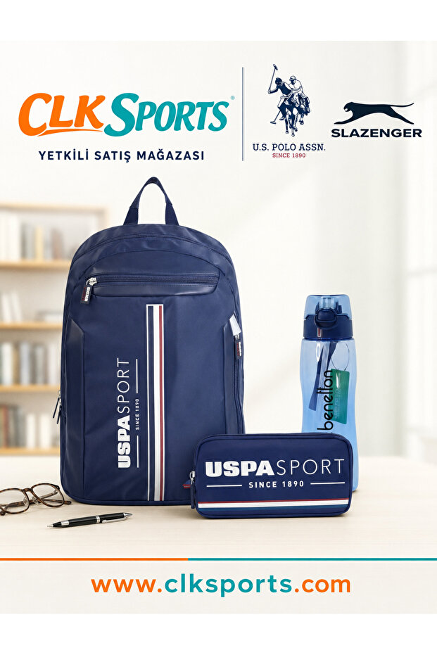 Base. Polo Assn. Backpack , U.S. Polo Assn. Pen Bag - Water Bottle & Flask Gift