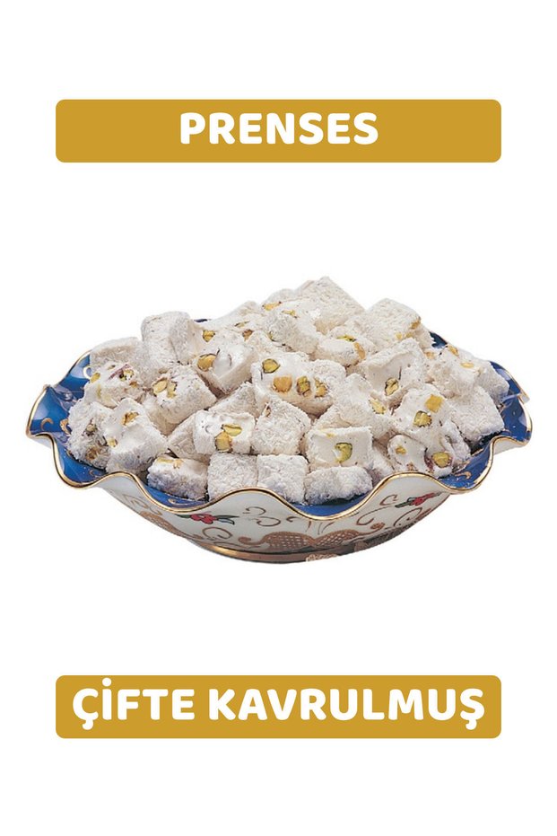 Princess Double Roasted Pistachio Turkish Delight 1kg