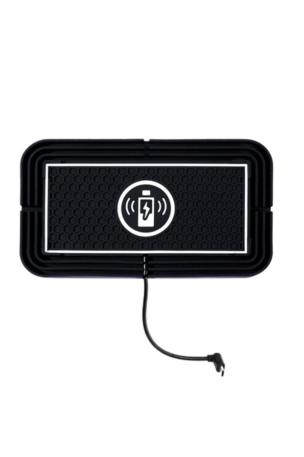 C19-Type C Car Wireless Charger Silicone Non-Slip Pad for IPhone18 17 16 15 14 Samsung S24 S23 Xiaom