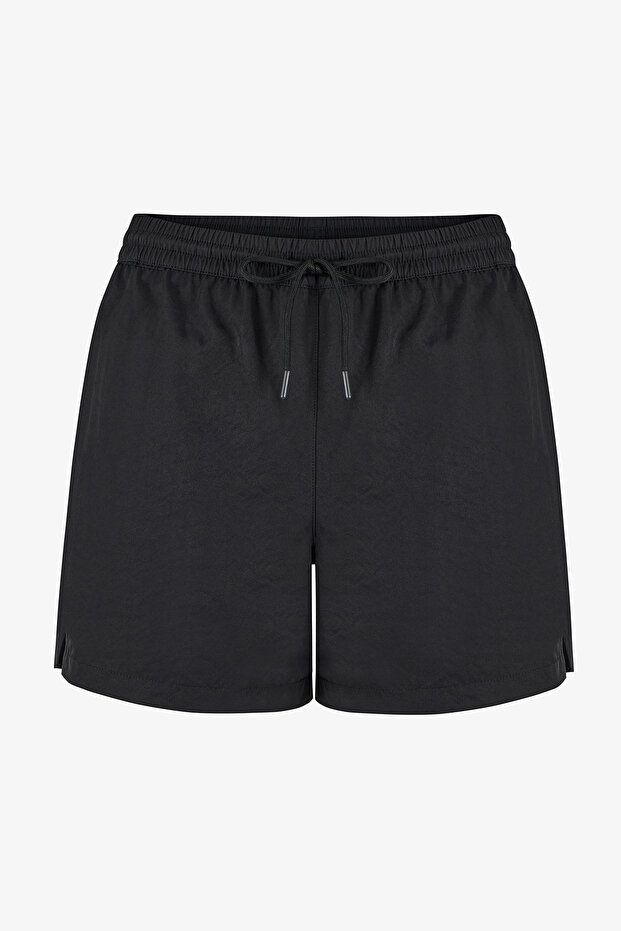 Schwarze Basic-Shorts für Herren - 3