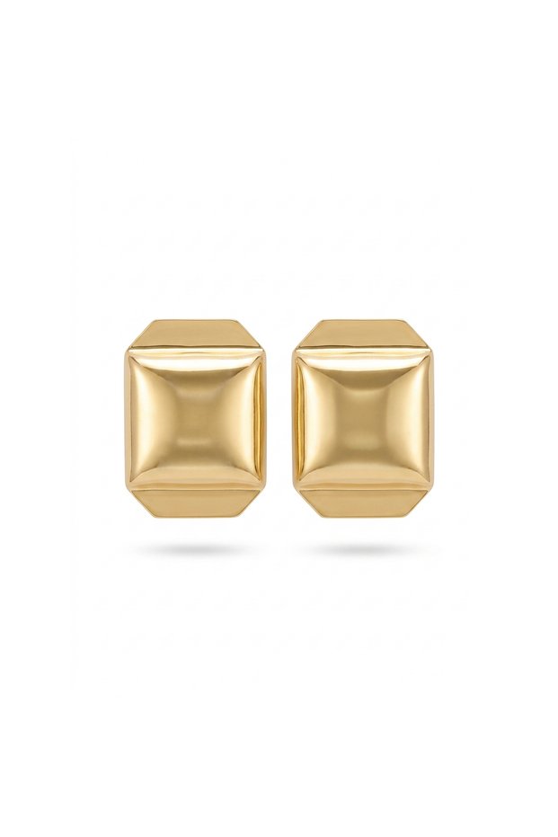 Steel Gold Gina Earrings