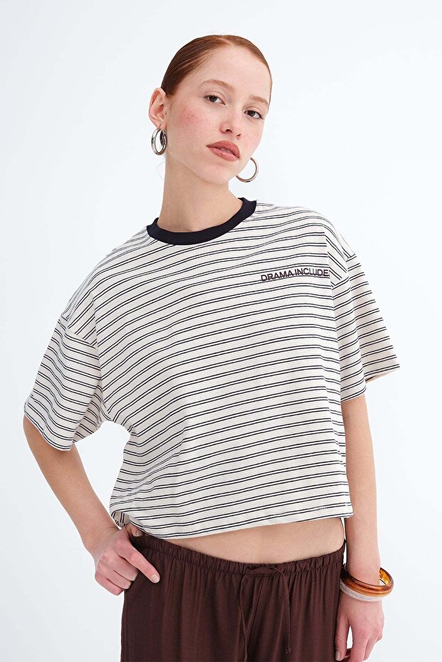 Striped Short Sleeve T-Shirt P10675