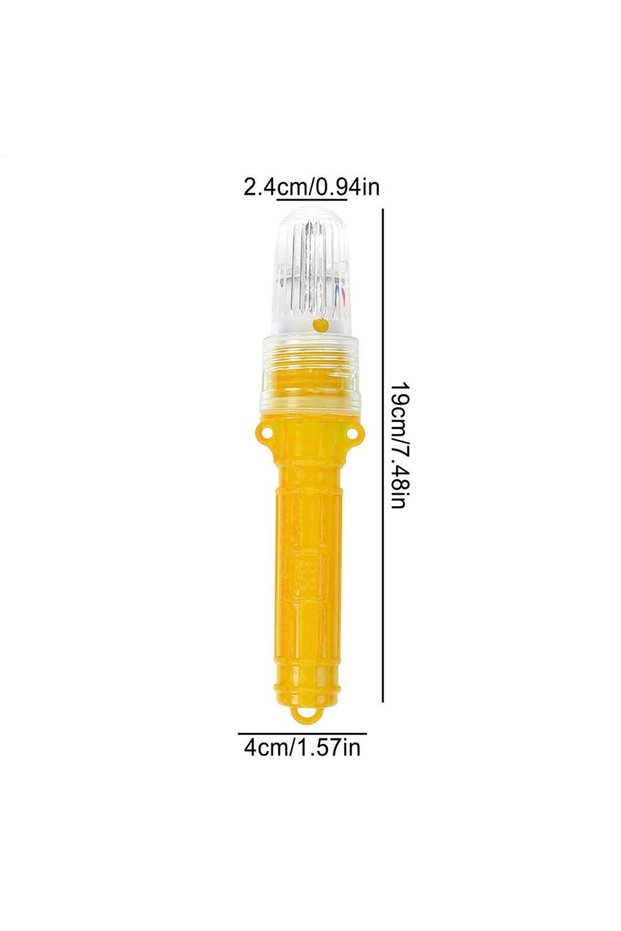 Yellow Marine Signal Light Waterproof LED Fishing Light Fishery Double Flash Lamp Buoy Signal Light