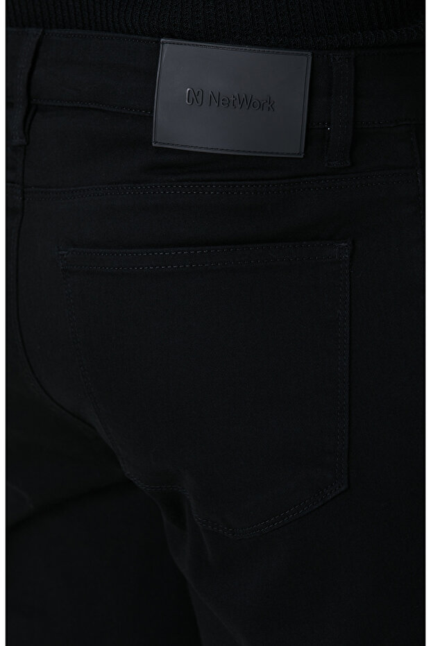 Siyah Casual Pantolon - 5