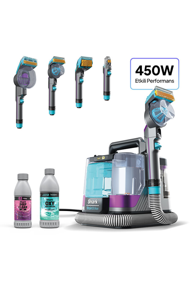 StainStriker HairPro - Pet Başlıklı, Koltuk Yıkama ve Leke Çıkarma Makinesi