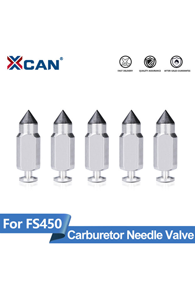 5 قطع من صمام إبرة الكربوريتر XCAN لمنشار FS450 وملحقات أدوات الحدائق