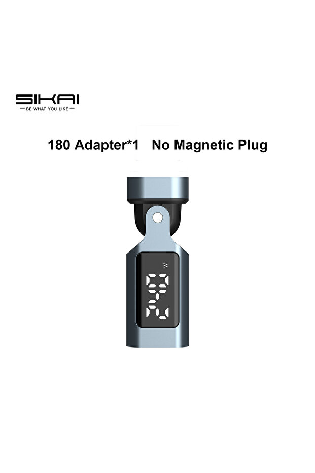 محول 180 درجة ×1، محول مغناطيسي USB C بقوة 240 واط، محول من النوع C بزاوية 90 درجة، محول بزاوية قائمة 180 درجة