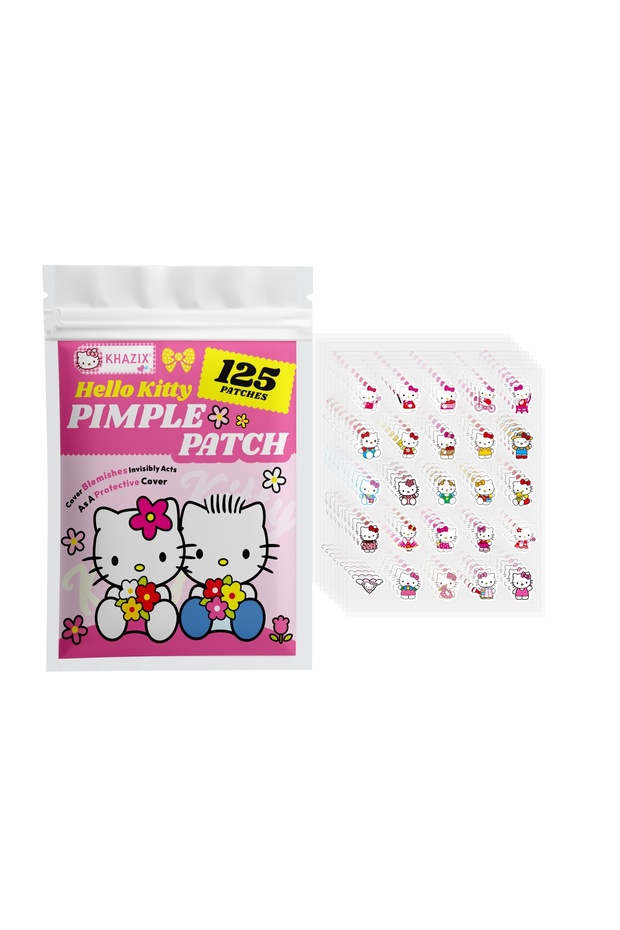 125pcs MULTI Sanrio Hello Kitty Acne patches, Cartoon acne patches, Acne cover-up stickers, Cute con