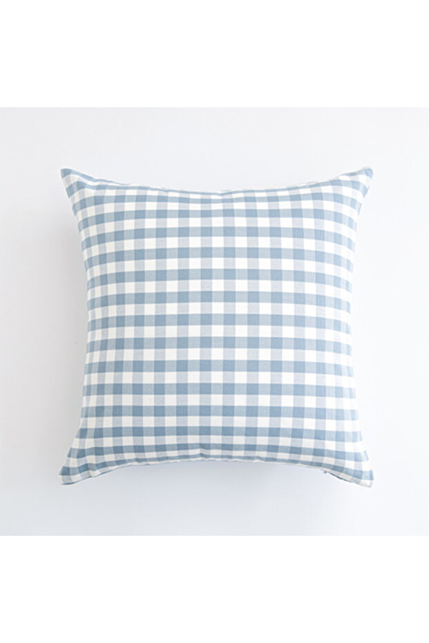 Style1 45x45cm 1PC LEEJOOM Light Blue Baby Blue Pillow Covers Plaid Home Decorative Sofa Cushion Cov