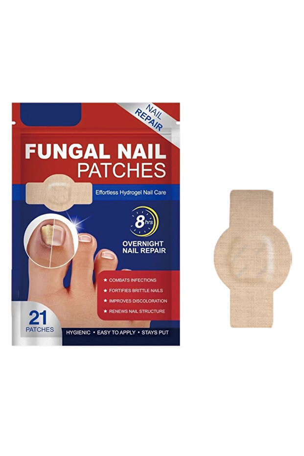 1 pack-21pcs 21pcs Nail Fungus Patch Waterproof Nail Repair Patch Ingrown Correction Sticker Damaged