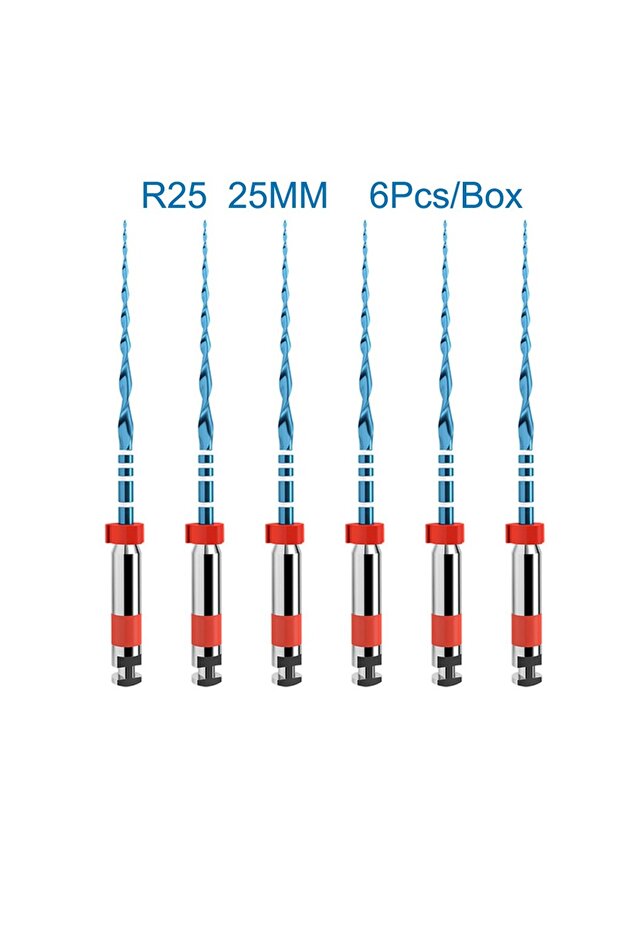 R25 25mm 6Pcs/Box Orthdent Dental Reciprocating Blue Endodontic Files Only One Engine Use Heat Activ