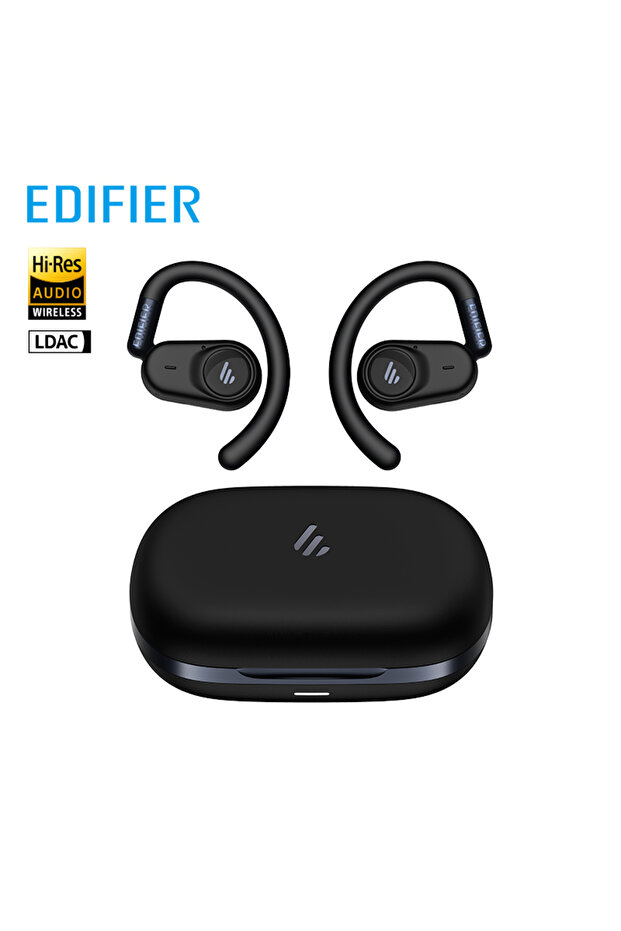 Edifier Black Edifier A6 Open Ear Bluetooth Earphones Ear Hook Headphones Hi-Res Wireless Audio IP55
