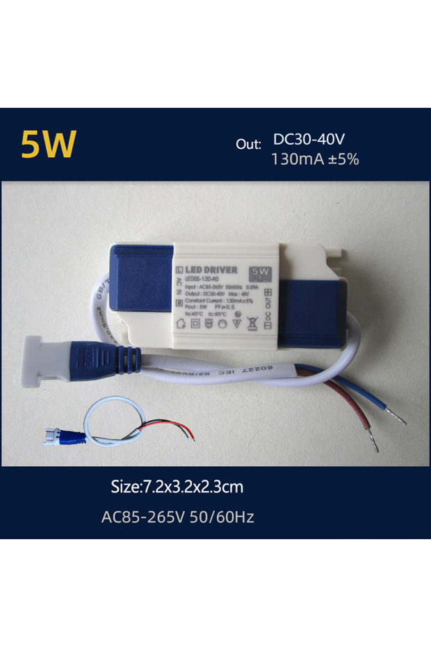 130mA DC30-40V 110V 220V 30W 36W 40W 50W LED Driver DC24-42V 700mA 750mA 900mA 1050mA 1200mA 1500mA