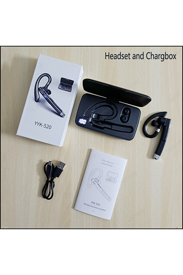VIKEFON Headset and Chargbox Wireless Headphones With Microphone Bluetooth Fone De Ouvido Audifonos