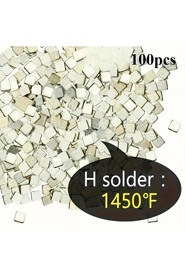 100pcs per pack HT Silver Solder Wire Sheet for Jewelry Making High Medium Low Temperature DIY Weldi