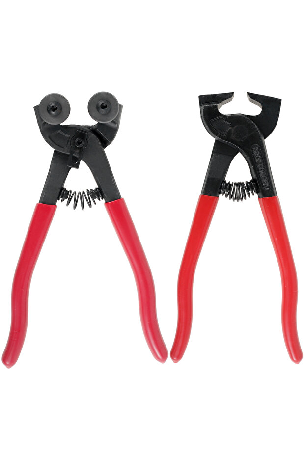 2Pcs 1/2Pcs Glass Tile Nippers Set Wheeled Glass Mosaic Nipper and Ceramic Tile Nipper for Glass Mos