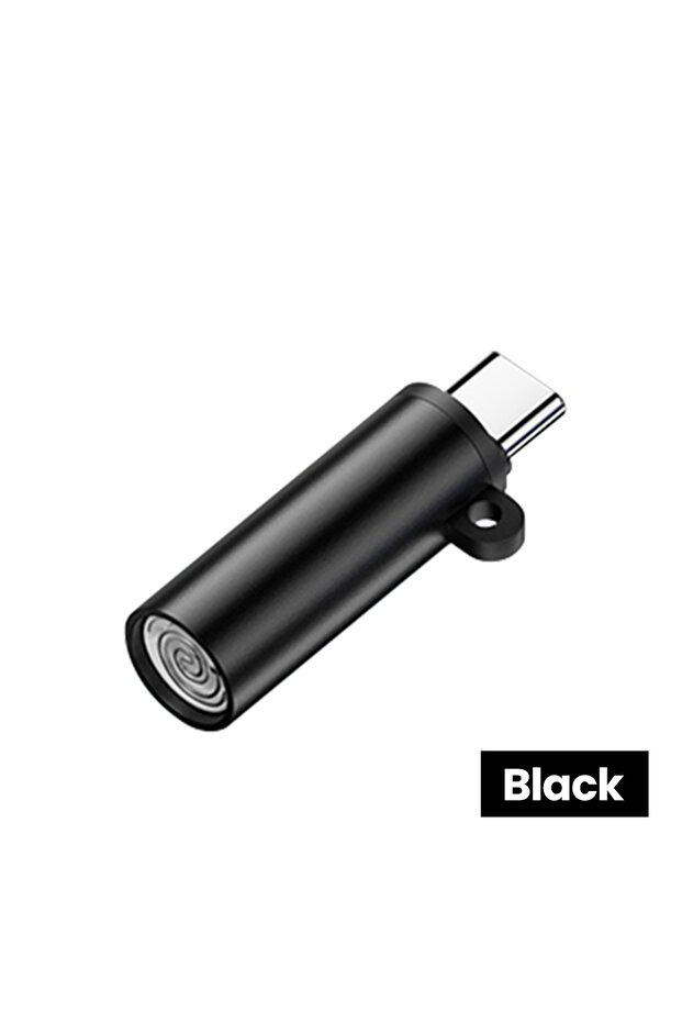 Black Type-C Mobile Cigarette Lighter Air Blowing Cigarette Lighter Type C Male Cigarette Lighter Ou