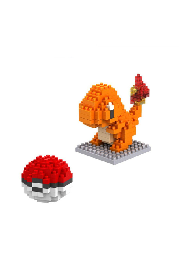 NO BOX JM-8044 75 Style Pokemon Building Blocks Assembly Anime Picachu Charizard Doll Blastoise Bulb