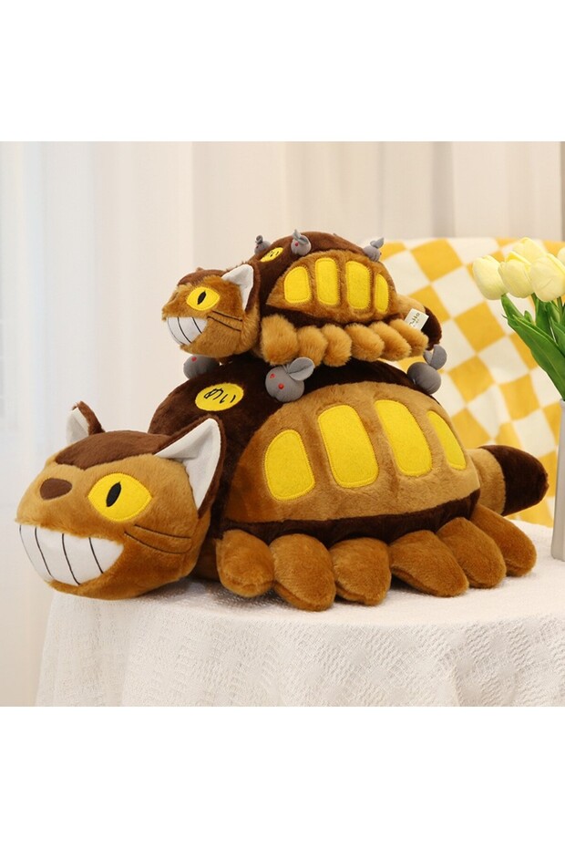 30cm Hot 30-40cm Animation Bus Totoro Anime Peripheral Doll Soft Plush Animal Toys Stuffed To
