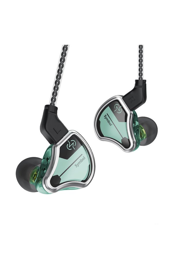 cyan no mic CCZ BC02 Dynamic Driver HiFi IEM With 10MM Carbon Nano Tube Diaphragm In Ear Earphones B
