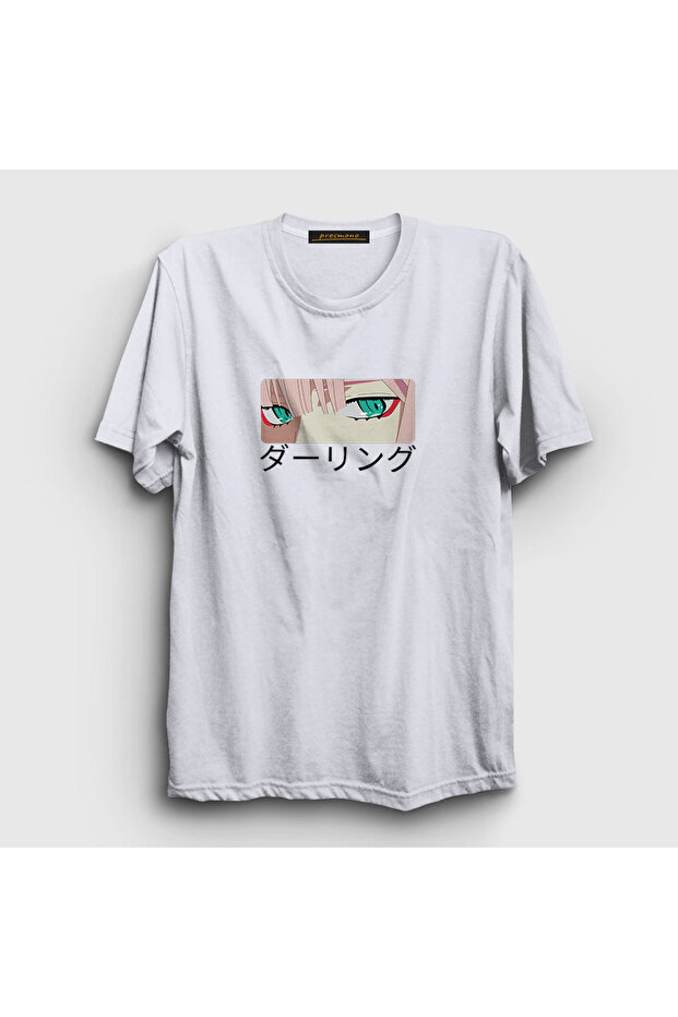 Unisex White Zero Two Anime Darling In The Franxx T-shirt355050tt