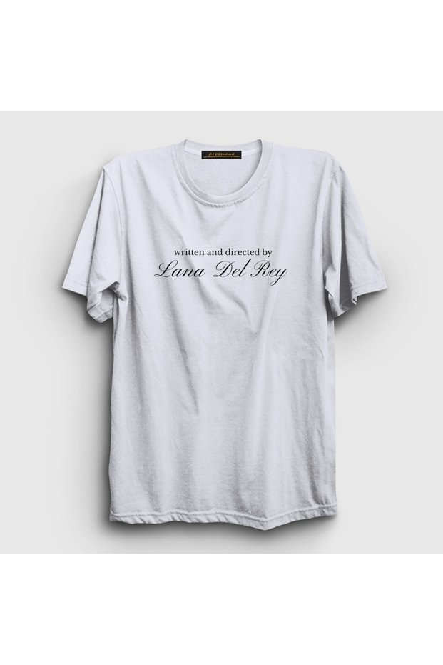 Unisex White Written and Directed by Lana Del Rey T-Shirt 621042Tt