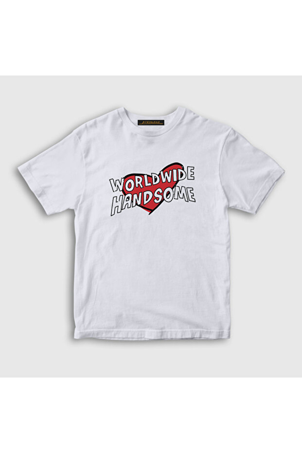 Unisex Kids White Worldwide Handsome Handsome Gift Jin Bts T-Shirt 600229Tt