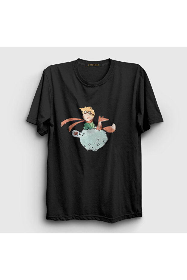 Unisex Black Fox Le Petit Prince Little Prince T-Shirt 566403Tt