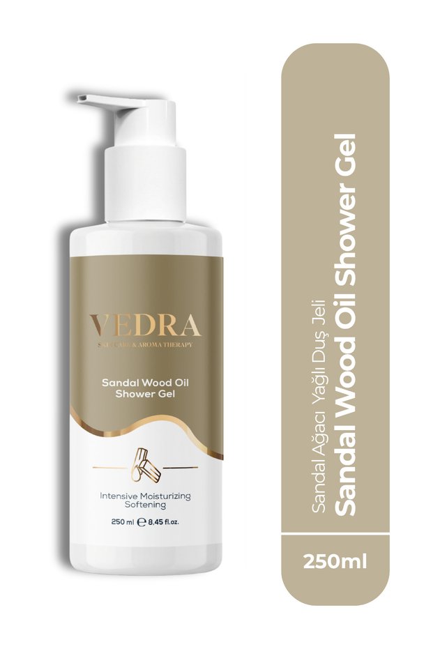 Sandalwood Oil Shower Gel — Soothing Woody Body Wash 250 ml