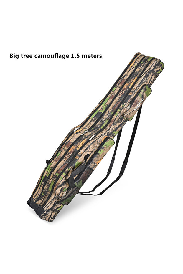 Big tree 1.5 meters 1.2m/1.5m Three-Layer Foldable Large Belly Sea Fishing Bag, Double Shoulder Fish