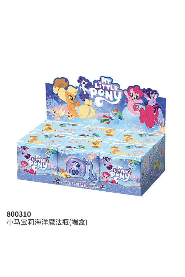 Hasbro 6Pcs Aset Hasbro My Little Pony Ocean Magic Bottle Series Blind Box Toys Twilight Sparkle Rai