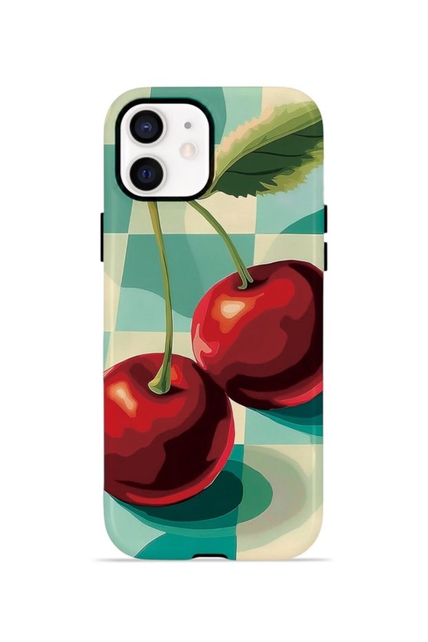 iPhone 12 Vorian Dual Layer Case Retro Cherry Pop
