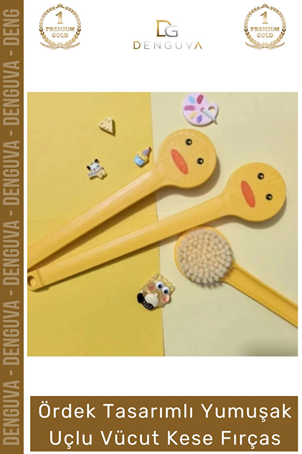 # Scrub Brush Duck Design Soft Tip Back Scrubber Exfoliating Effective Massage Body Scrubber Brush