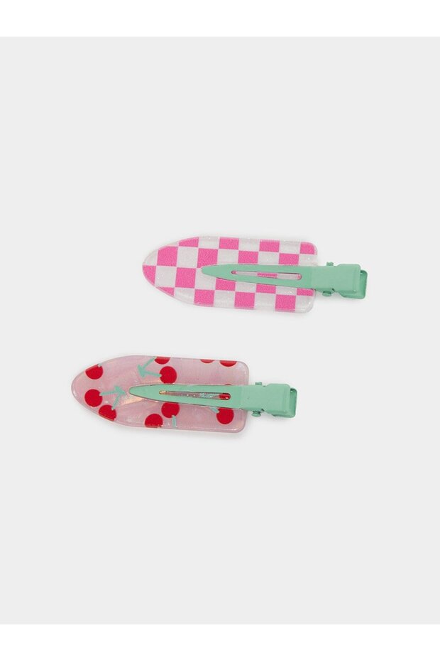 Set of 2 - Kids Printed Hair Clips