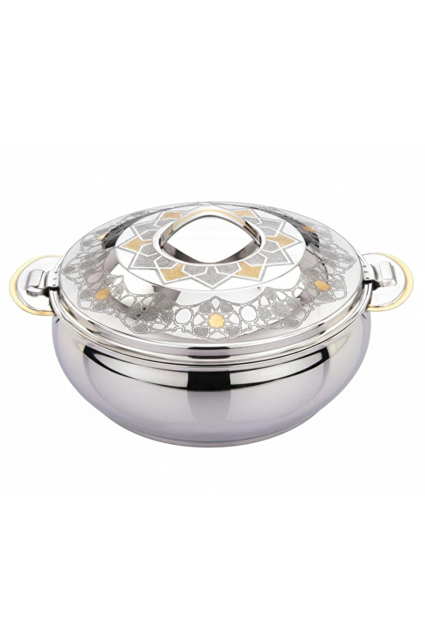 MARWA Stainless Steel Hotpot 1500ML | Gold Finish