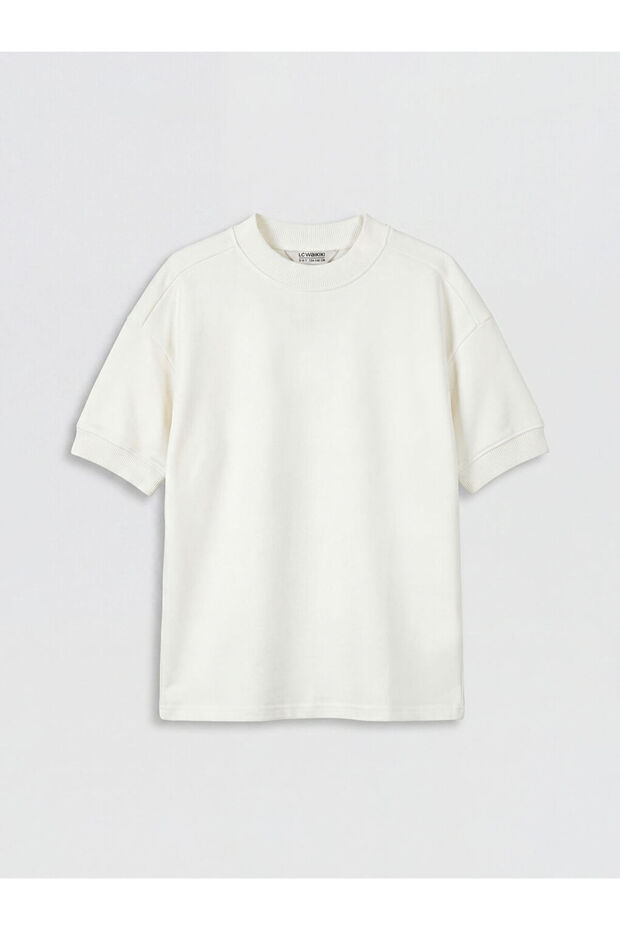 Crew Neck Boys' Thick Basic T-Shirt