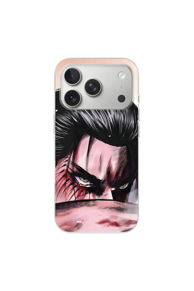 iPhone 17 Pro Compatible Anime 1/2 Design Transparent Case