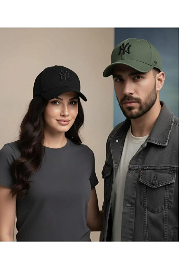 Embroidered Baseball Model Adjustable Unisex 2-Piece Colorful Hat