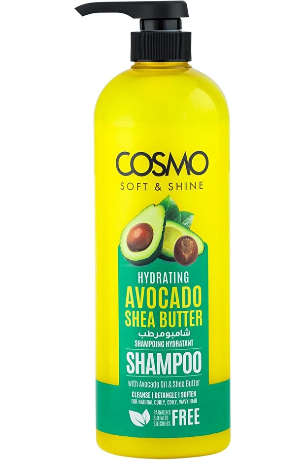 Cosmo Soft & Shine Avocado & Shea Butter Shampoo