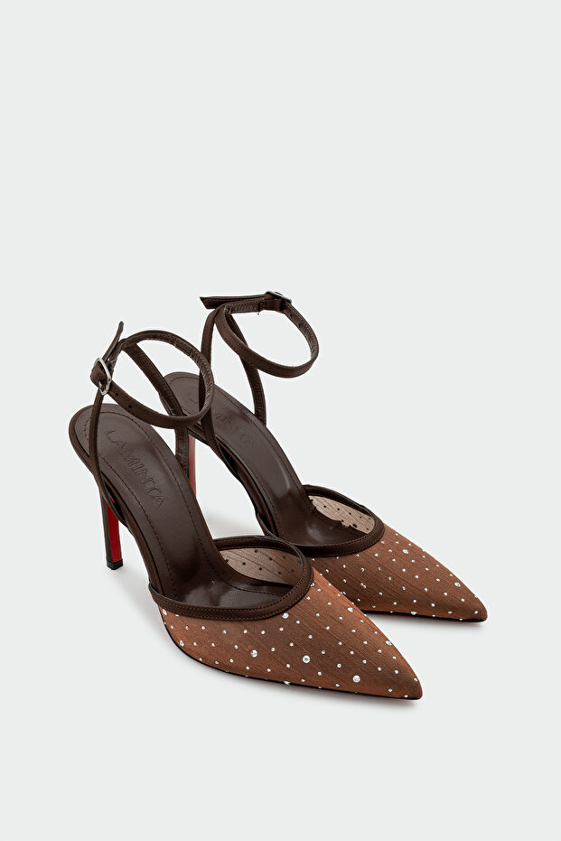 Ripple Stone Women's Bitter Brown Heeled Shoes