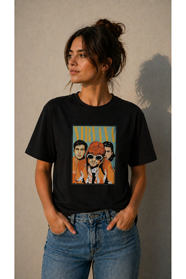 Music Themed Printed T-Shirt