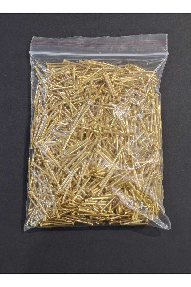 8X20 Db Nickel Gold Coated Flat Head Philografic Nail 250Gr