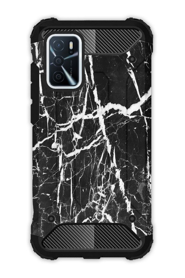 Oppo A16 Case Army Tank Full Protection Anti-Shock - Gate Marble