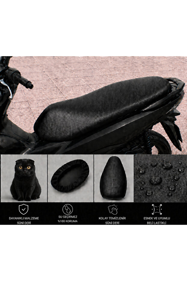 Mondial 50 Tab Motorcycle Saddle Cover Waterproof Saddle Protection