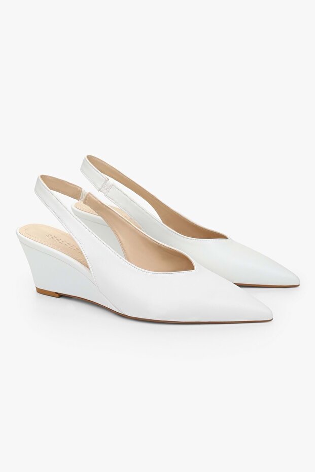 Women's Rade White Skin Stiletto