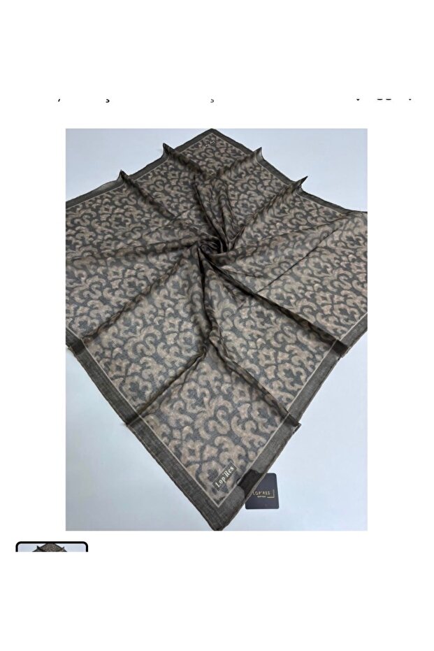 Lop'Res Patterned Cotton Scarf