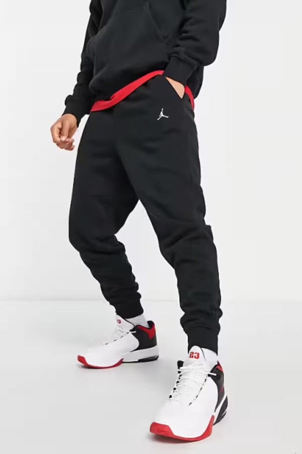 Jordan Essentials Fleece Standard Fit Cut Black Men's Sweatpants